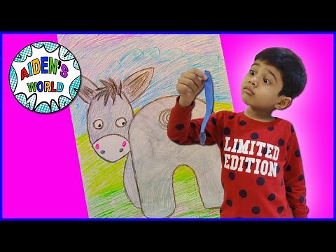 FAMILY GAME NIGHT | PIN THE TAIL ON THE DONKEY | AIDEN'S WORLD