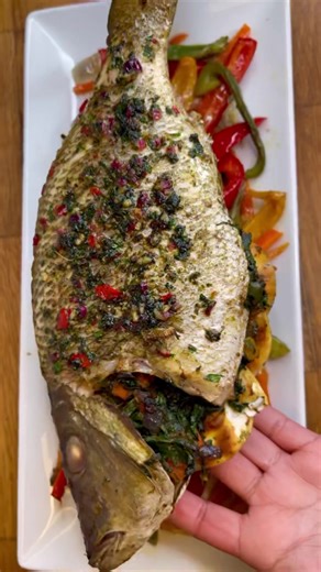 Delicious Stuffed Roast Snapper Fish Recipe | Jamaican Inspired