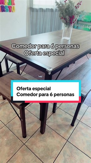 Dining table and bench set #diningtable #diningroom #diningroommakeover #tablesetting #dresser @Gizoon Home