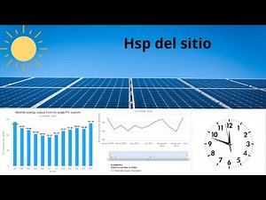 HORA SOLAR PICO HSP en cualquier lugar | PVGIS