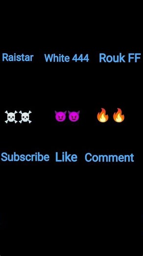 Raistar vs White 444 vs Rouk FF