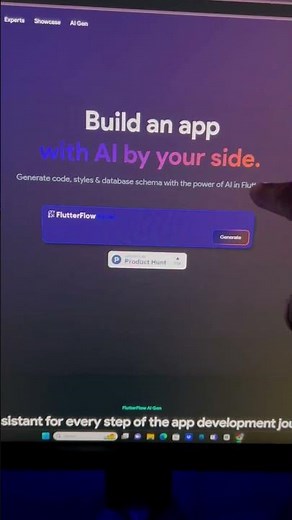 Create your own app using AI. #FlutterFlow #NoCode #AI #AITools #AppDevelopment #AIApp