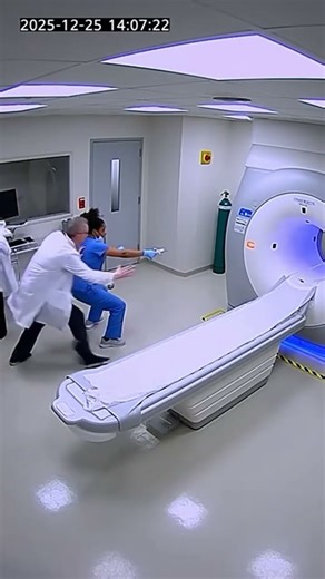 Magnetic Pull#MRIAlert #CCTVFootage #HospitalShock #MedicalRisk