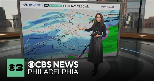 Tracking the NEXT big thing in the Philadelphia forecast: chance of snow Sunday | NEXT Weather