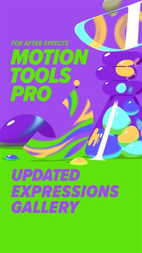 Motion Design School on Instagram: "Can’t find the right expression? 🔍 Motion Tools Pro’s gallery just got a major upgrade: ✓ Smart tag filtering - find exactly what you need ✓ Custom expressions toggle - see only yours ✓ Editing with simplified forms ✓ Sync edit with your favourite IDE ✓ Updated clean cards with a new inline code previews Your expression library, finally organized 📚✨ #motiontoolspro #aftereffects #expressions #motiondesign #aescripts #aeplugins #workflow #motion