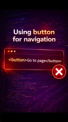 Button vs Anchor tag (very common mistake❌)
