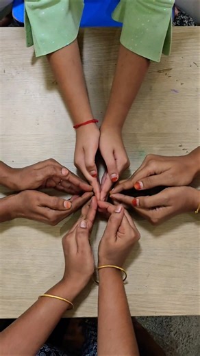 Different hand moves makes beautiful designs|Tried instagram hand moves|Not that much perfect#shorts