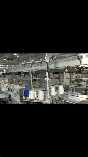 Fully automatic pillow equipment, can make pillows, pillowcases, 5.8 seconds a, fast production.