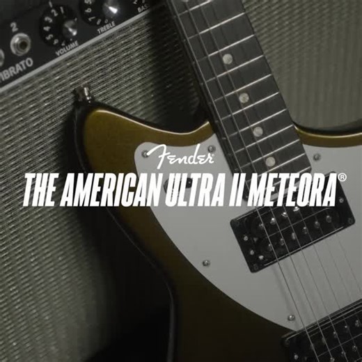 Otherworldy body shape meets supermassive sound, American Ultra II Meteora. Learn more: https://bit.ly/4hcmMA6 | Fender