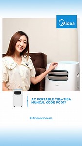 1.6K views · 16 reactions | AC portable kamu muncul kode PC 01? Yuk simak bagaimana mengatasinya! #MidealsForLiving #MideaIndonesia | Midea | Facebook