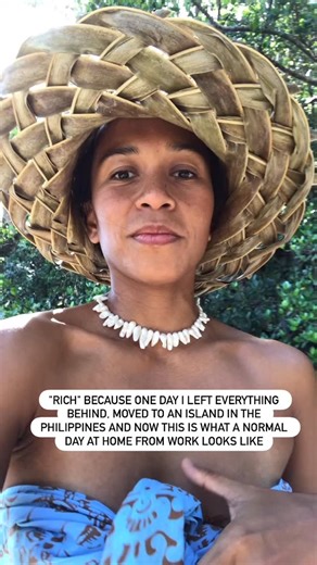 I used to live in Manila, caught in the rat race, surrounded by traffic, noise, and a lifestyle that revolved around what you owned and consumed. I never felt like I truly belonged there. So I left. I followed my heart, moved to an island in the Philippines and built a life that finally feels like home. Now I live in Siargao where the pace is slower, the ocean is my office, and a flower in my hair means more than anything I used to chase in the city. I surf, I coach, I raise my daughter by the s
