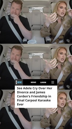 Emotional Carpool Karaoke with Adele and James Corden