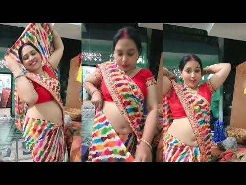 ultra low waist saree draping🔥