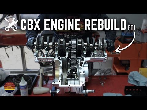 Honda CBX Engine Assembly PT 1 - Lower End