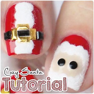 Video tutorial 🎦 Cozy Santa Claus 🎅🏻 using white flocking powder All product info in the description box on YouTube! 🔶 🎵Song: Ariana Grande - Santa Tell Me (karaoke version) 🎬Video editing: Premiere Pro ▶️Full video on YouTube: https://youtu.be/ZEBnQxzDAyk | Nails by Miri