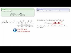 Multiplying Rational Expressions