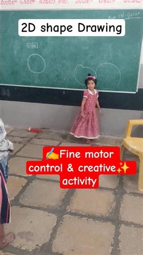 UKG circle drawing fine motor skills for ukg govt school #teachingprimary