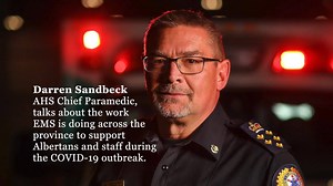 11K views · 100 reactions | EMS Chief Paramedic Darren Sandbeck shares details on the work EMS is doing across the province supporting Albertans and frontline staff during the COVID-19 outbreak, including how staff are protecting themselves, how 911 calls are being handled and how EMS is currently managing events province-wide. Listen to the full podcast episode here: https://soundcloud.com/ahs-communications/ahs-covid19-podcast-ems/s-s07wceL0OVR | Alberta Health Services | Facebook