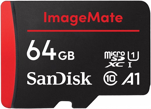 SanDisk ImageMate 64GB Micro SDXC Flash Memory Card with Adapter