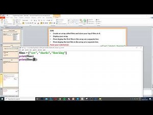 Task 138 - Arrays
