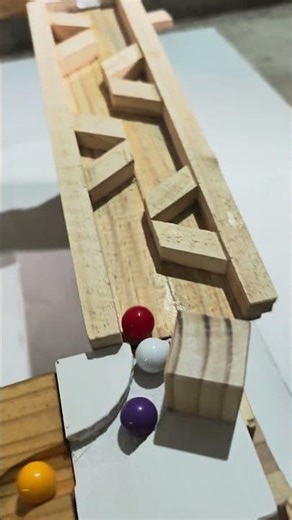 Wooden track ball Ep357 #educationaltoys #trackball #woodentoy