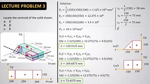 "Centroid Sample Problem #3 " Hello FUTURE Engineers! 👷👷‍♀️ Let us t...