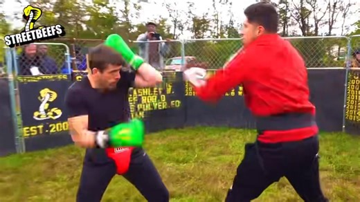 Mexican Boxer Calls Out Golden Gloves Boxer | Pro Level Boxing | Streetbeefs