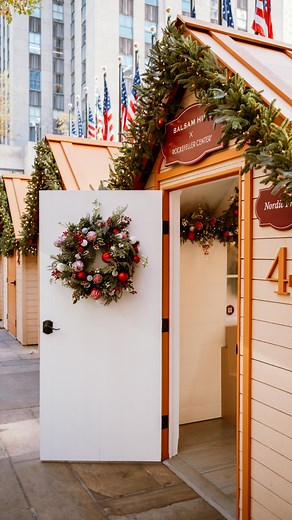 Enjoy 40 minutes in your own cozy, private Après Skate Chalet presented by Balsam Hill, overlooking the iconic Rink and Christmas Tree. Each reservation for up to six guests includes two digital chalet photos. New this year, guests will also enjoy four complimentary same-day Top of the Rock tickets, making your visit even more memorable. To complete the experience, festive food and drinks are available for purchase on-site from @5acres_nyc. Reservations are now available—book now through the lin