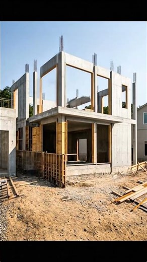 From Dirt to Dream Home 🏡 Timelapse” #ai #aicontent #luxury #dreamhome #construction