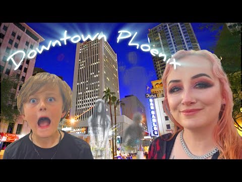 Ghost hunting in downtown phoenix with my son. SCARY!!!!