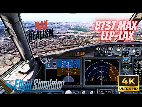 Microsoft Flight Simulator 2020| Boeing 737 MAX Full Flight MAX REALISM