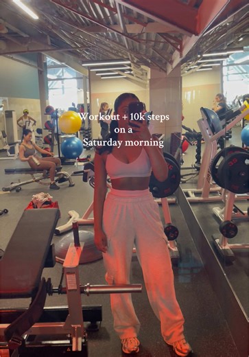 Saturday morning workout   10k steps✔️