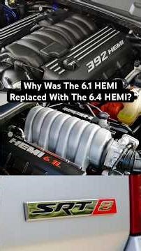 If the 6.1 HEMI was so good, why did Dodge replace it with the 6.4 HEMI? #mopar #dodge #hemi #srt