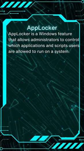 Mr Cyber on Instagram: "What Is AppLocker in Cybersecurity? Explained Simply 🔐 #cybersecurity #cyber #cybercrime #cyberday #usa"