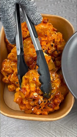 🍠 Crispy Honey Glazed Sweet Potato Bites