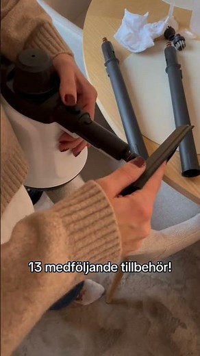 Kraftfull ångtvätt med 13 tillbehör och 3,5 bar tryck
