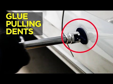 How To Pull Out Car Dents With Hot Glue Kit