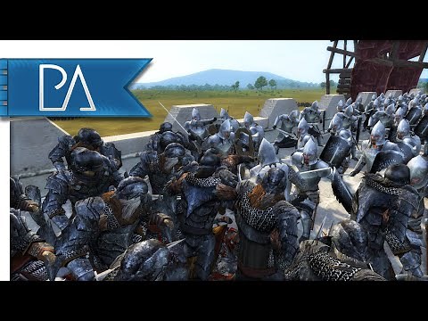 SIEGE AT MINAS TIRITH - Third Age Total War Gameplay