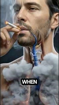 What Happens When You Smoke Cigarettes? 😱 🚬 #healthawareness #facts