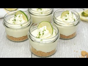 Limetten Cheesecake Törtchen (ohne Backen) - Nachtisch Rezepte - Dessert Rezepte | GOLDSTEIG