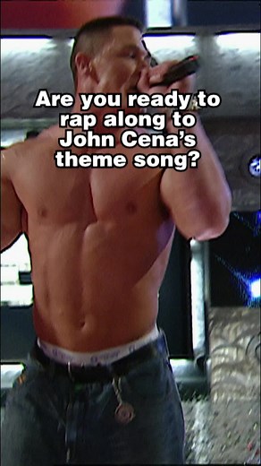 Your time is now! #Duet this video and rap along with #JohnCena’s iconic entrance music. We’ll see if we can see you! #WWE #CenaMonth