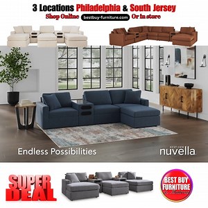 45 reactions · 7 comments | Discover the Modmax Sectional, now on SALE! Available in navy, grey, cream, and spice! 識 Machine washable covers - clean with ease! Pet-friendly design for your furry friends! Bluetooth speakers to set the vibe!️ Stain-resistant fabric for worry-free living! Upgrade your space with functionality and style! Find yours at www.bestbuy-furniture.com | Best Buy Furniture | Facebook