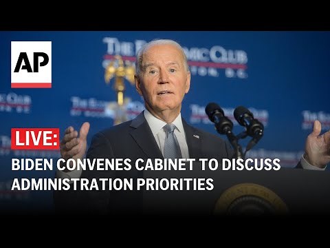 LIVE: Biden convenes cabinet to discuss administration priorities