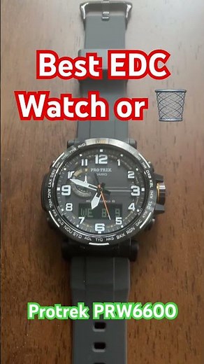 Best EDC Watch? Casio Protrek PRW 6600 #watch #edc #casio #everydaycarry