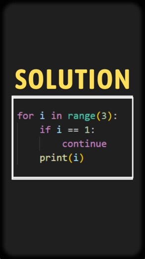 Solution #7 (loops in python)