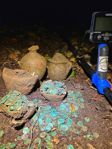 121K views · 1.9K reactions | Cum sună un tezaur cu 4 ulcele pline cu arginți pe Garrett Vortex VX9?! | Geardetect | Facebook