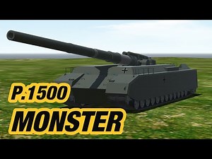 En Çılgın Proje Landkreuzer P. 1500 MONSTER Süper Ağır Obüs !!!