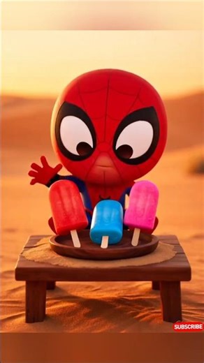 spider man eating ice cream 🍦 Asmr