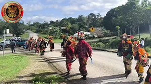 DEER DANCE IN PUEBLO VIEJO VILLAGE TOLEDO BELIZE MARCHING GOING TO ANOTHER HOUSE TO DANCE | Belize Q'eqchi Maya Culture