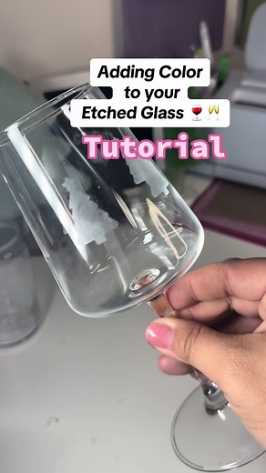 Etching Glass & adding color! 💚 Tutorial #etchedglass #etchingcream #coloretching #rubbnbuff #relatable #etchingtutorial #etchingonglass #annycricuts #annycricutsdiy #cricutdiy #cricutprojects #fyp #foryourpage #fypツ